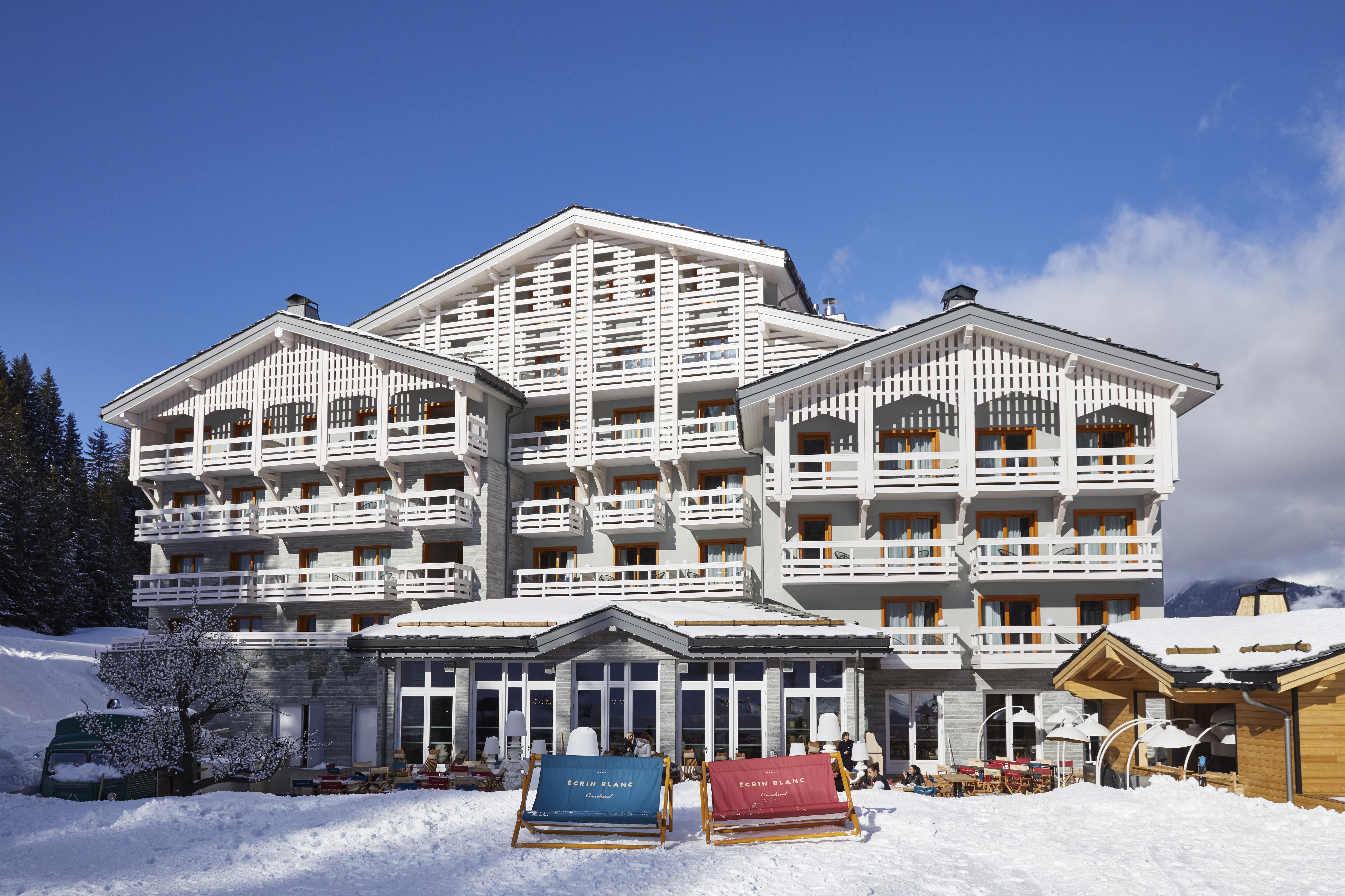 Ecrin Blanc Resort Courchevel Exterior foto